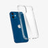 ACS01618 - iPhone 12 Pro Max Case Ultra Hybrid in crystal clear showing the back